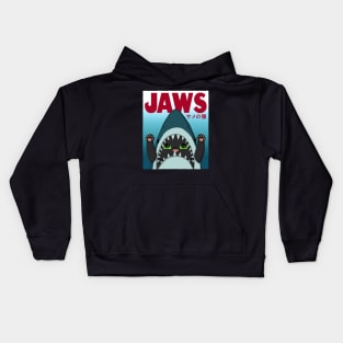 Cat Jaws Parody Kids Hoodie